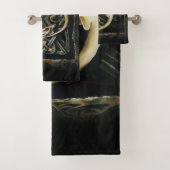 Celtic Knot Work Cream Dragon Badhandtuch Set (Insitu)