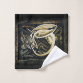 Celtic Knot Work Cream Dragon Badhandtuch Set (Waschlappen)