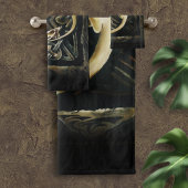 Celtic Knot Work Cream Dragon Badhandtuch Set