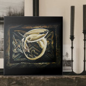 Celtic Knot Work Cream Dragon Fliese