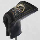 Celtic Knot Work Cream Dragon Golf Headcover (3/4 Vorderseite)