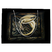 Celtic Knot Work Cream Dragon Große Geschenktüte (Rückseite)