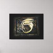 Celtic Knot Work Cream Dragon Leinwanddruck (Vorderseite)