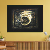 Celtic Knot Work Cream Dragon Leinwanddruck (Insitu (Wohnzimmer))