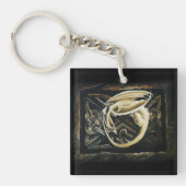 Celtic Knot Work Cream Dragon Schlüsselanhänger (Vorderseite)