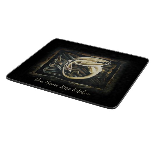 Celtic Knot Work Cream Dragon Schneidebrett (Ecke)