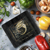 Celtic Knot Work Cream Dragon Schneidebrett