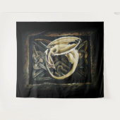 Celtic Knot Work Cream Dragon Wandteppich (Vorderseite (Horizontal))