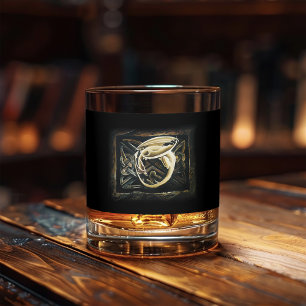 Celtic Knot Work Cream Dragon Whiskyglas