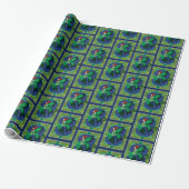 Celtic Knot Work Green Fairy Geschenkpapier (Ungerollt)