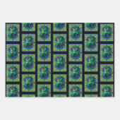 Celtic Knot Work Green Fairy Geschenkpapier Set (Vorderseite 3)