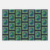 Celtic Knot Work Green Fairy Geschenkpapier Set (Vorderseite 2)