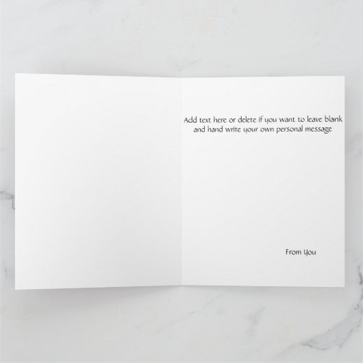 Celtic Knot Work Green Fairy Karte (Innenseite)