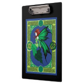 Celtic Knot Work Green Fairy Klemmbrett (Links)