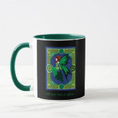 Celtic Knot Work Green Fairy Tasse (Links)