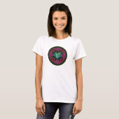 Celtic Knot Work Vegan Polyamory Heart Circle T-Shirt (Vorne ganz)