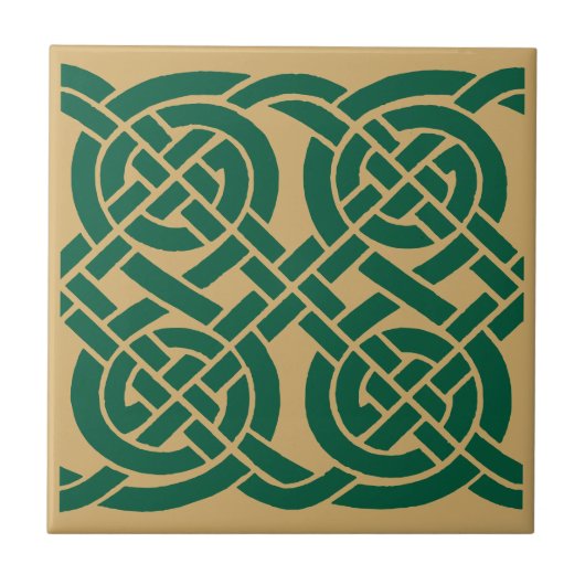 Celtic Knots Frieze Pattern Fliese (Vorderseite)