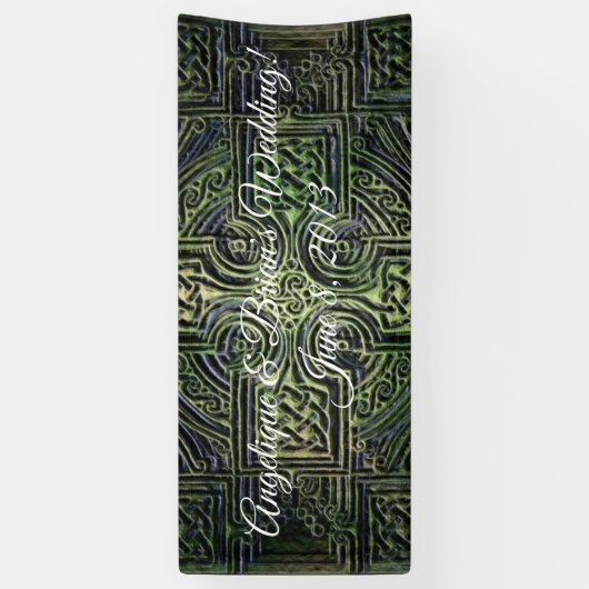 Celtic knotwork wedding rezeptor banner (Vertikal)