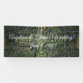 Celtic knotwork wedding rezeptor banner (Horizontal)