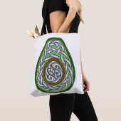 Celtic Knüpfarbeit Avocado Tasche (Von Nahem)