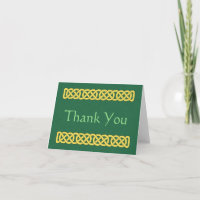 Celtic Knüpfarbeit Band Danke Card