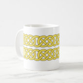Celtic Knüpfarbeit Band Kaffeetasse (Vorderseite Links)