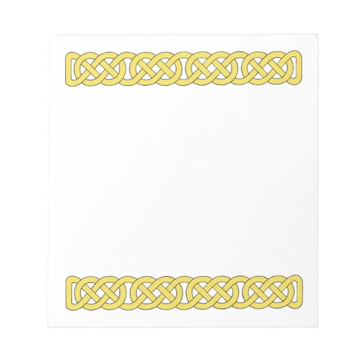 Celtic Knüpfarbeit Band Notizblock (Vorderseite)
