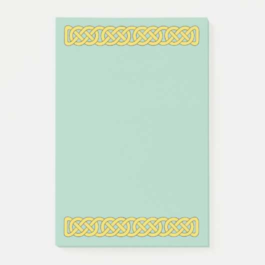 Celtic Knüpfarbeit Band Post-it Klebezettel (Vorderseite)