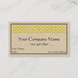 Celtic Knüpfarbeit Band Visitenkarte