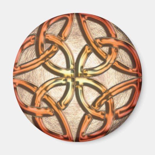 Celtic Knüpfarbeit Enamel Magnet (Vorne)