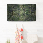 Celtic Knüpfarbeit St. Patrick's Day Banner (Insitu)