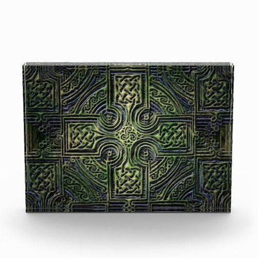 Celtic Knüpfarbeit St. Patrick's Day Fotoblock (Vorderseite)