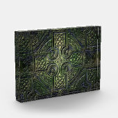 Celtic Knüpfarbeit St. Patrick's Day Fotoblock (Links)