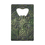 Celtic Knüpfarbeit St. Patrick's Day Geldbeutel Flaschenöffner (Vorderseite)