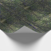 Celtic Knüpfarbeit St. Patrick's Day Geschenkpapier (Ecke)