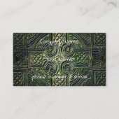 Celtic Knüpfarbeit St. Patrick's Day Visitenkarte (Vorderseite)
