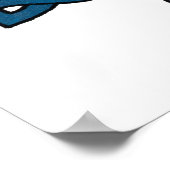 Celtic Letter R print Poster (Ecke)