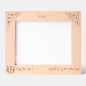 Celtic Letter W Individuelle Name Geätzte Rahmen (Vorderseite)