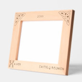 Celtic Letter X Individuelle Name Geätzte Rahmen (Links)