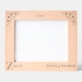 Celtic Letter Z Individuelle Name Geätzte Rahmen (Vorderseite)