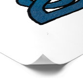 Celtic Letter Z print Poster (Ecke)