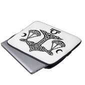    Celtic Libra Waage von BurnsInHell Laptopschutzhülle (Vorne Knopf)