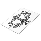 Celtic Libra Waage von BurnsInHell Notizblock (angewinkelt)