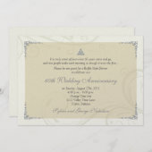 Celtic Liebe Knot Diamond Wedding Jubiläum Einladung (Vorne/Hinten)