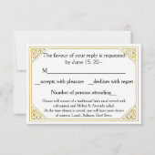 Celtic Liebe Knot Wedding RSVP, Antwort, Karten Hi (Vorderseite)