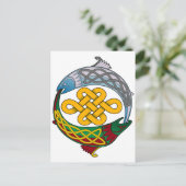 Celtic Lmon Postkarte (Stehend Vorderseite)