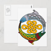 Celtic Lmon Postkarte (Vorne/Hinten)