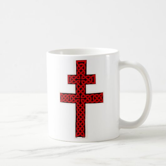 Celtic-Lothringen-Kreuz-Tasse Kaffeetasse (Rechts)