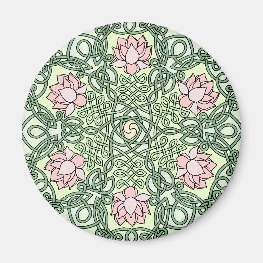 Celtic Lotus Magnet (Vorne)