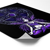 "Celtic Lotus" Yoga Chic Fairy Posters Poster (Ecke)